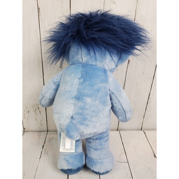 Build A Bear Vampire Teddy Blue 16" Dracula Teddy Bear Blue Hair BAB CLEAN! - Picture 2 of 15